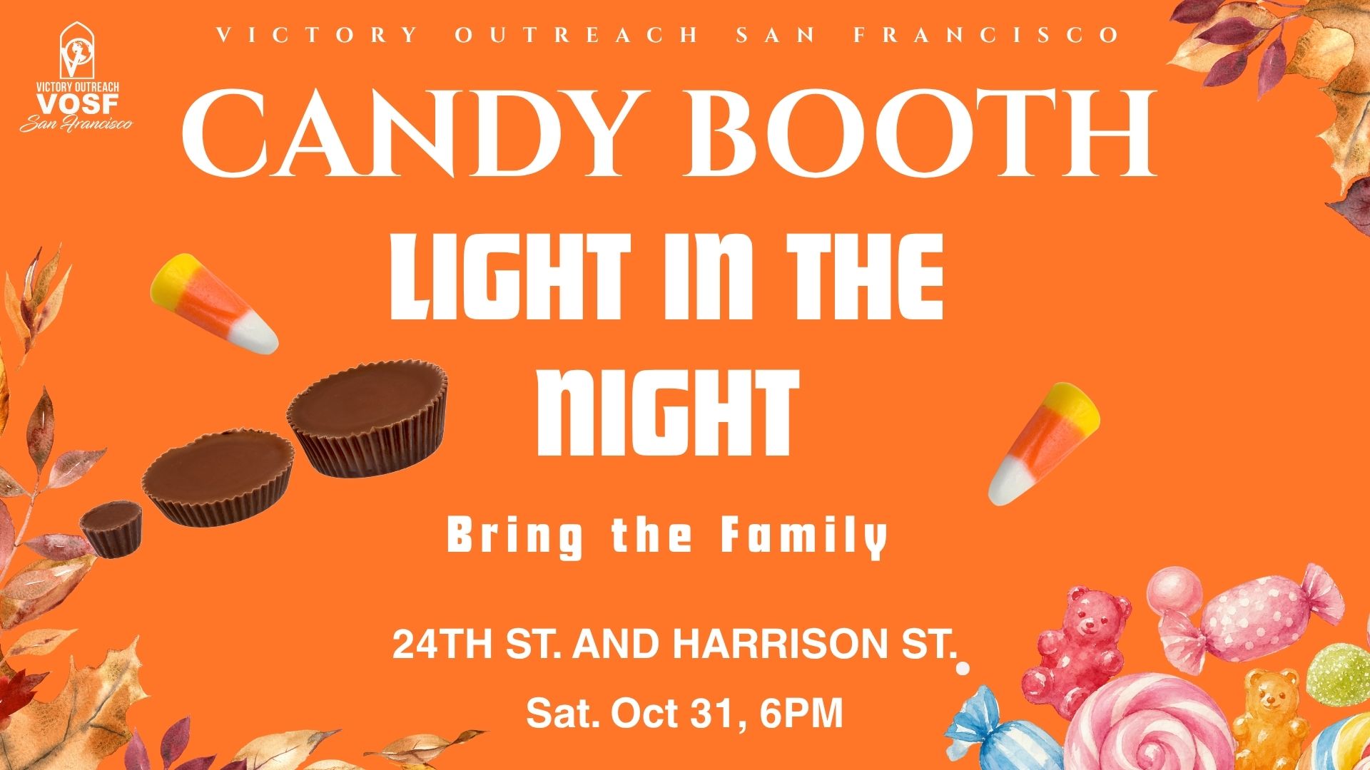 Candy Booth Light in the Night at Victory Outreach San Francisco